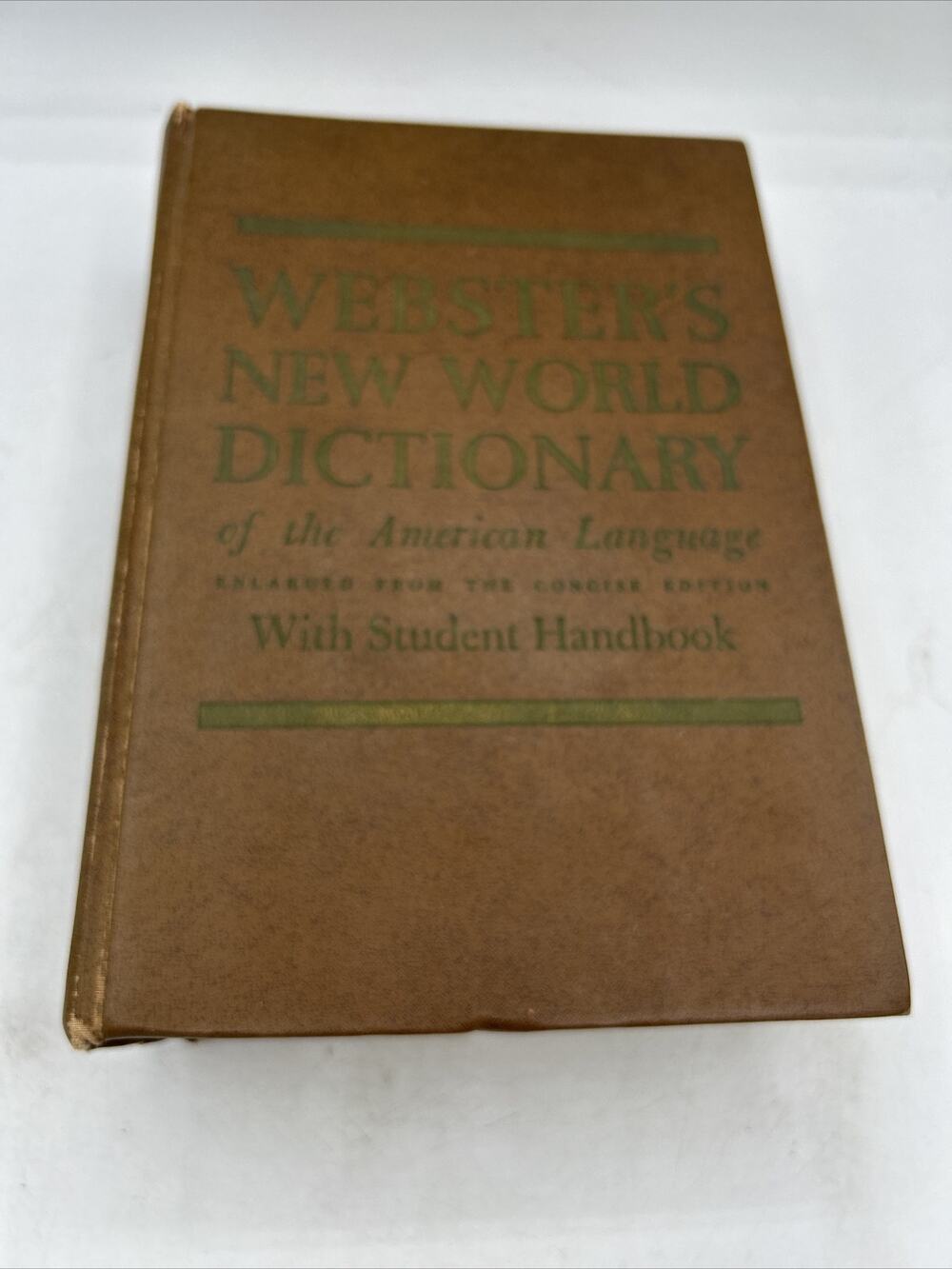 Webster's New World Dictionary of the American Language w/ Student Handbook 1971